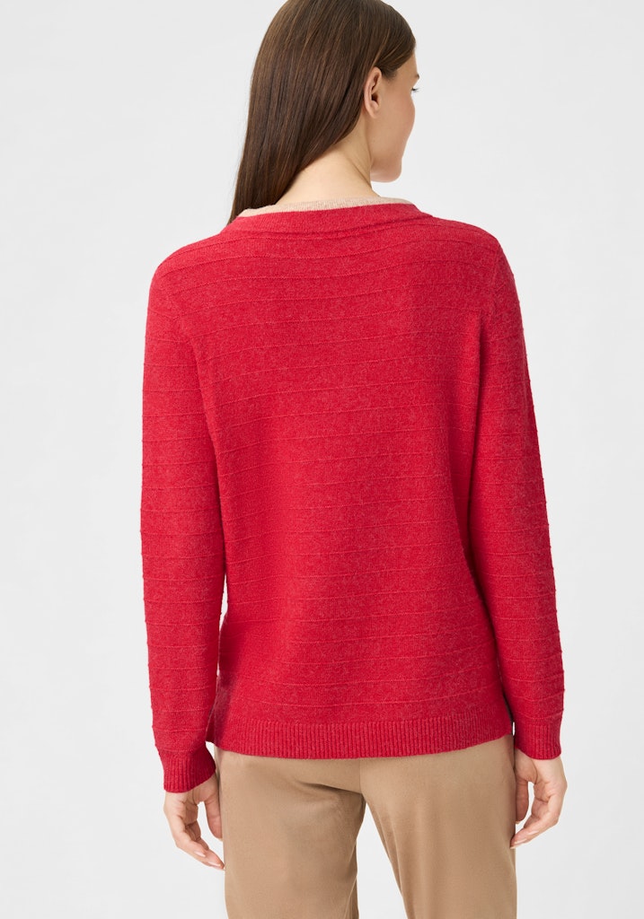 Olsen Damen Pullover  True Red