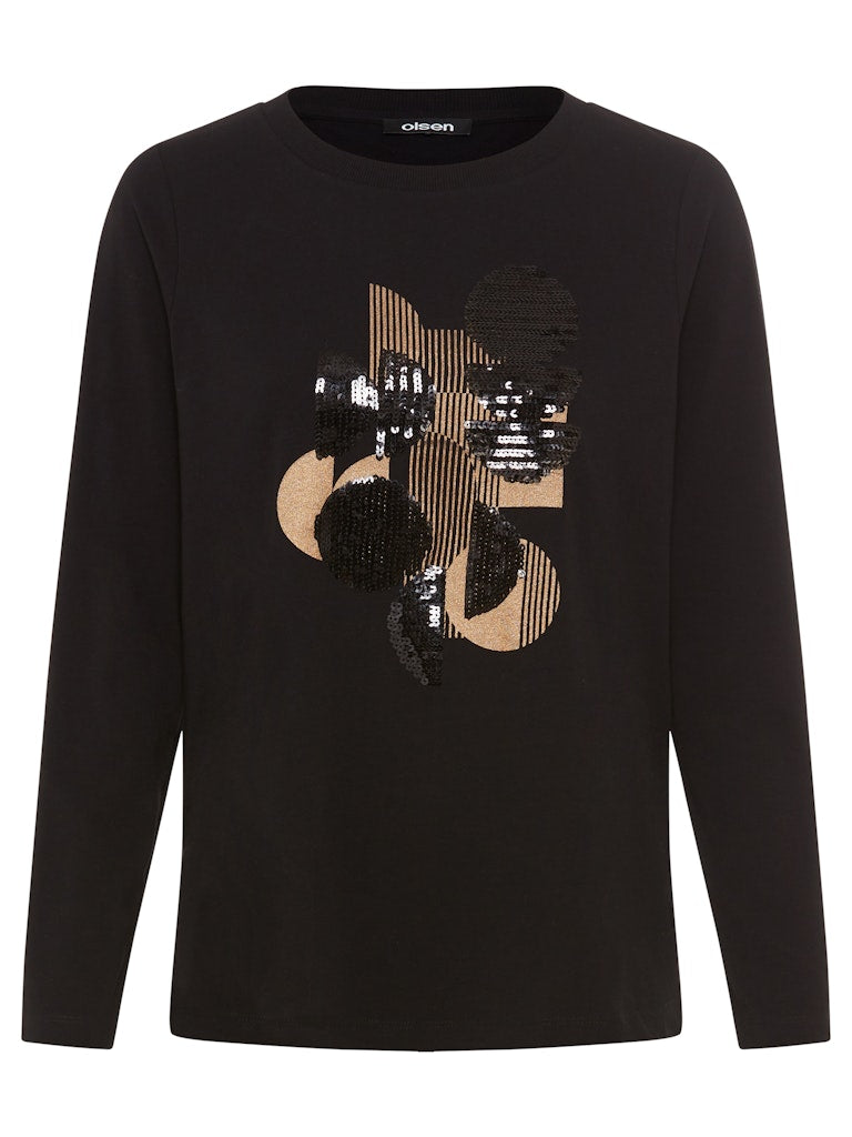 Olsen Damen T-Shirts Black