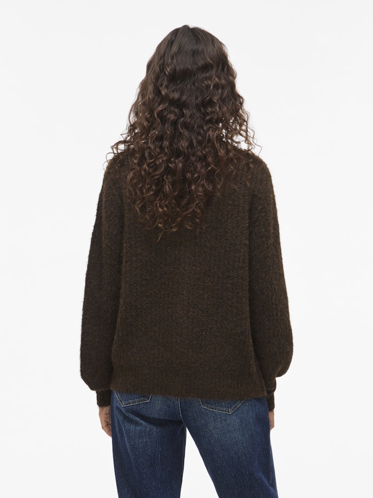 Vila Damen Strickjacken Coffee Bean