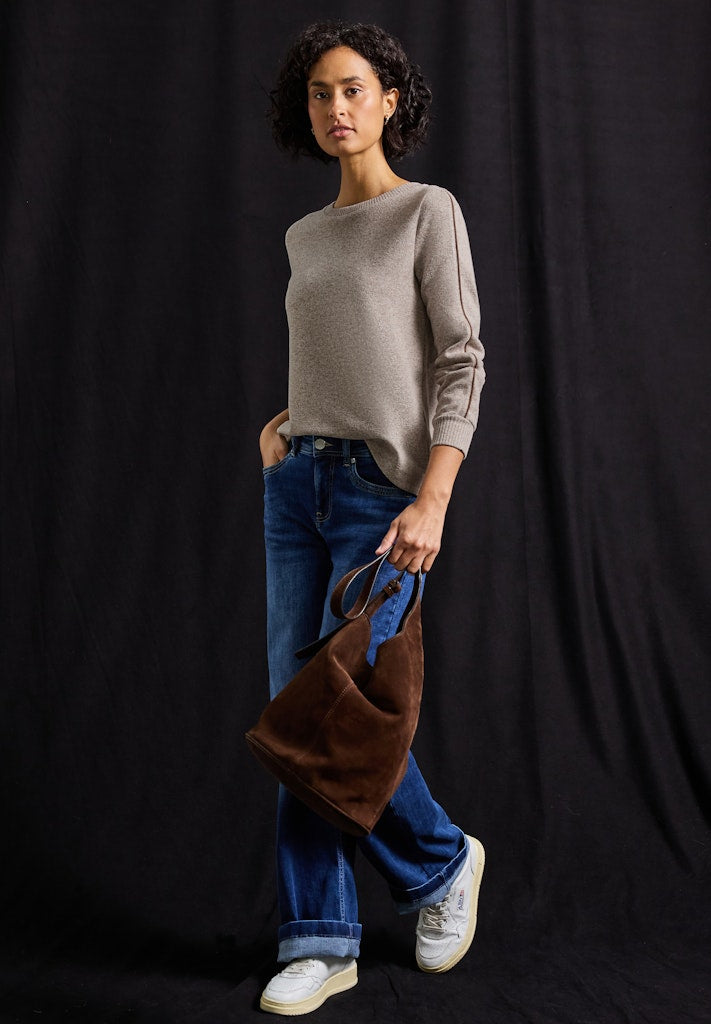 Street One Damen T-Shirts Silk Brow