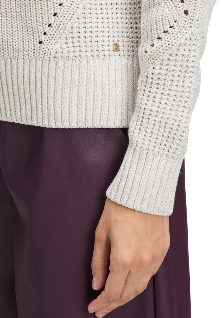 Betty & Co Damen Pullover White Sand