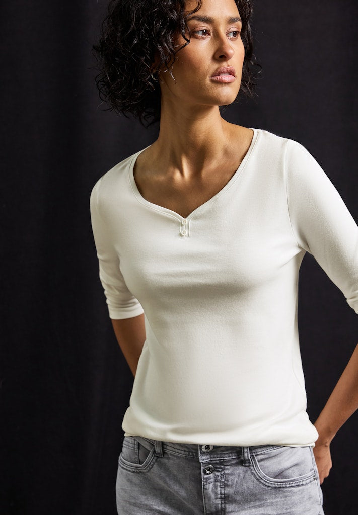 Street One Damen T-Shirts Off White
