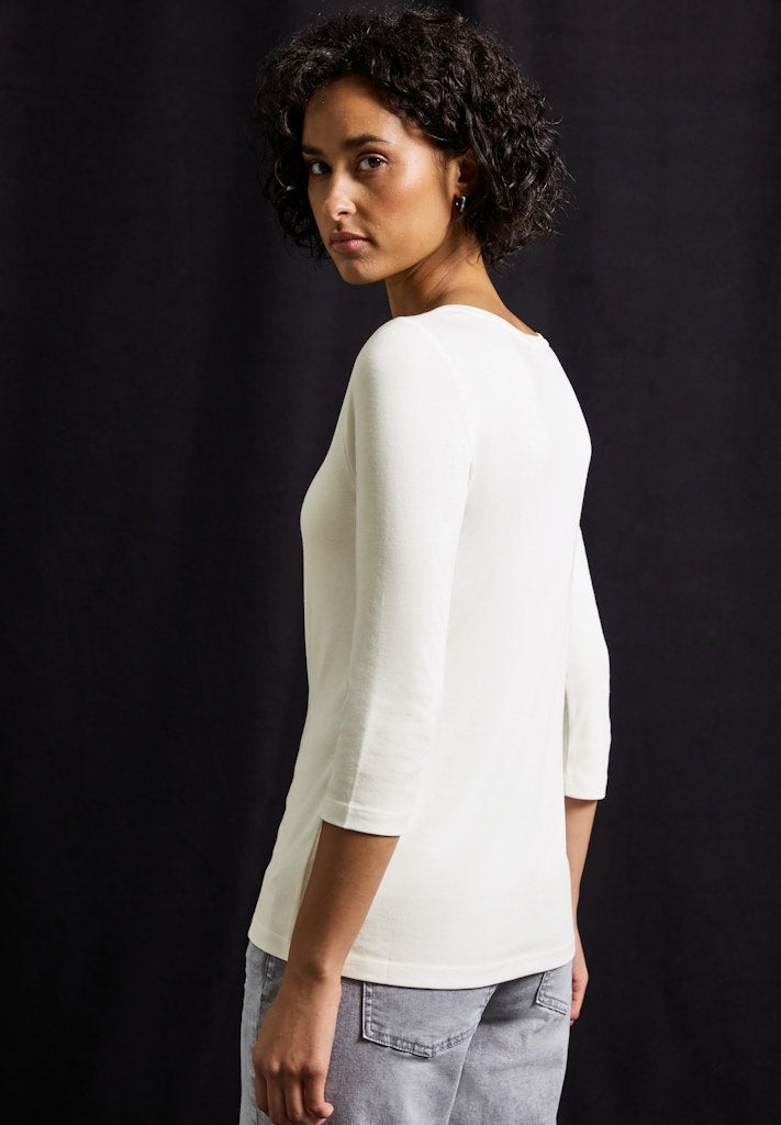 Street One Damen T-Shirts Off White