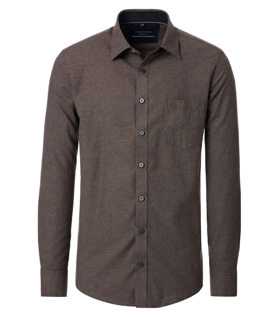 Casa Moda Herren Hemden Braun