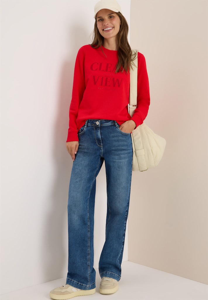 Cecil Damen Pullover  Fiery Red