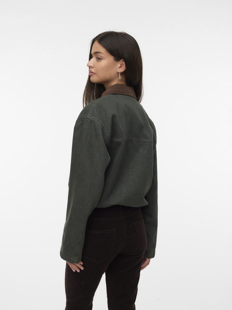 Vero Moda Damen Jeansjacken Grape Leaf