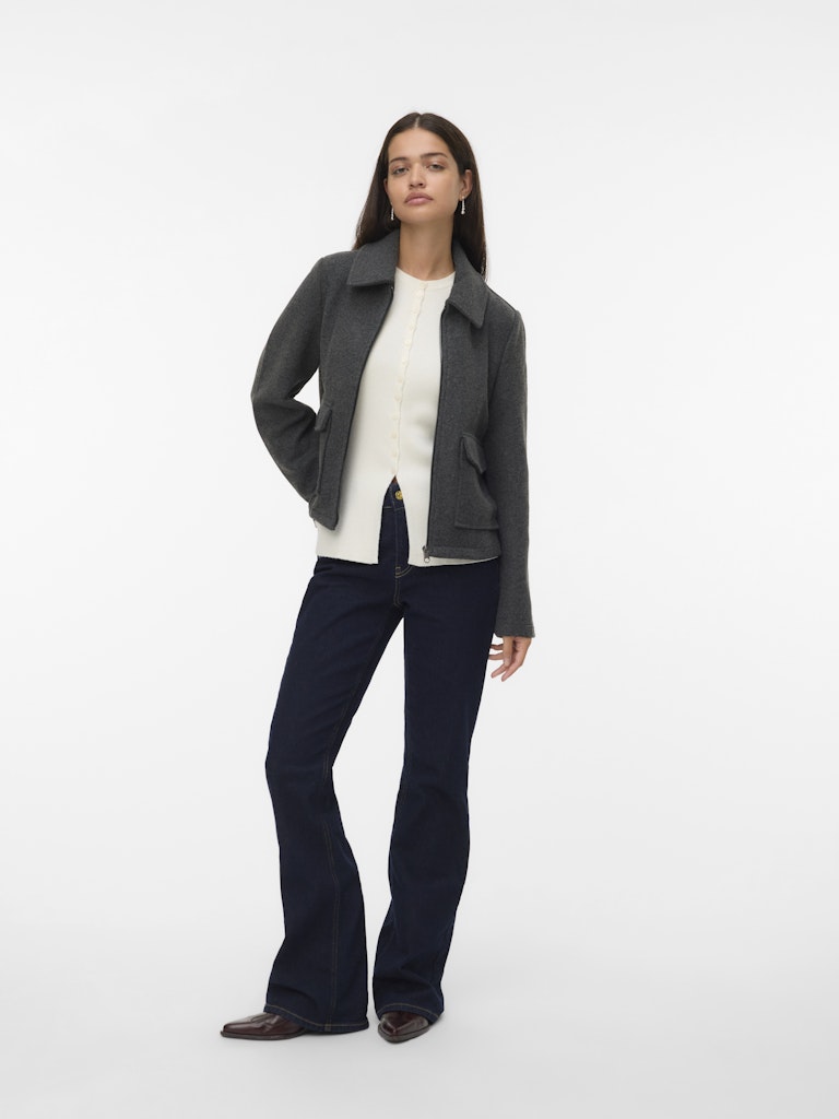 Vero Moda Damen Jacken Dark Grey Melan
