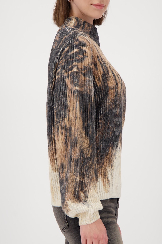 Monari Damen Pullover Whisky Gemu