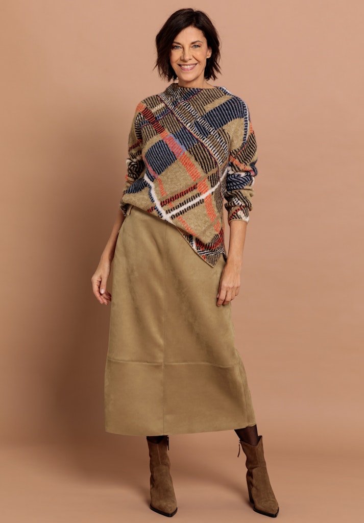 Bianca Damen Pullover Brown Mix