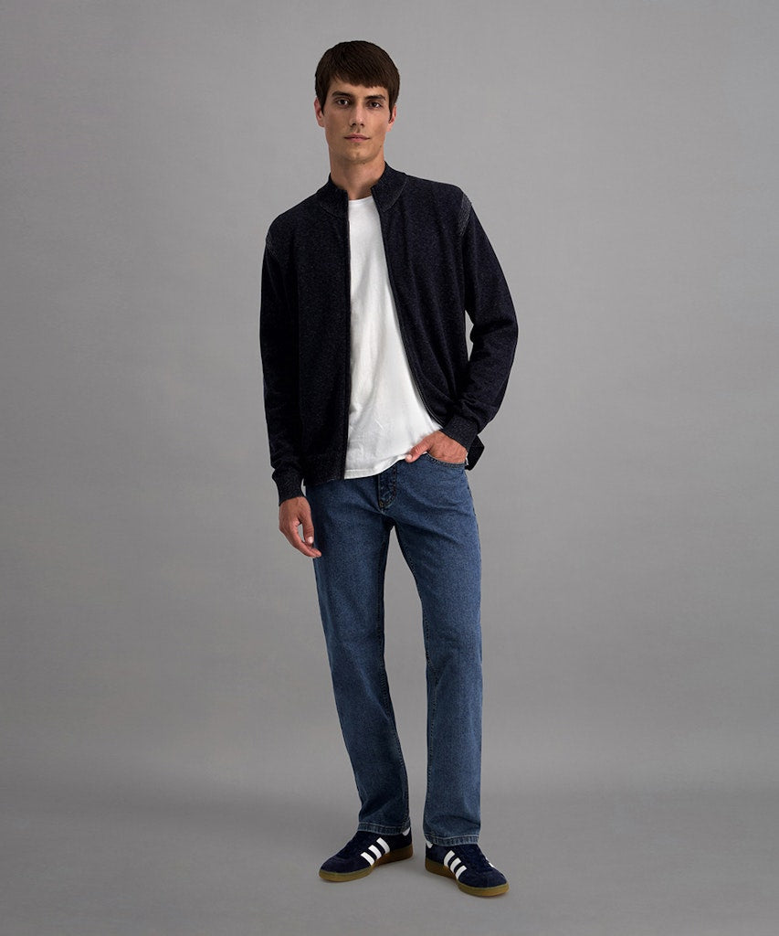 Pioneer Herren Strickjacken Night Sky