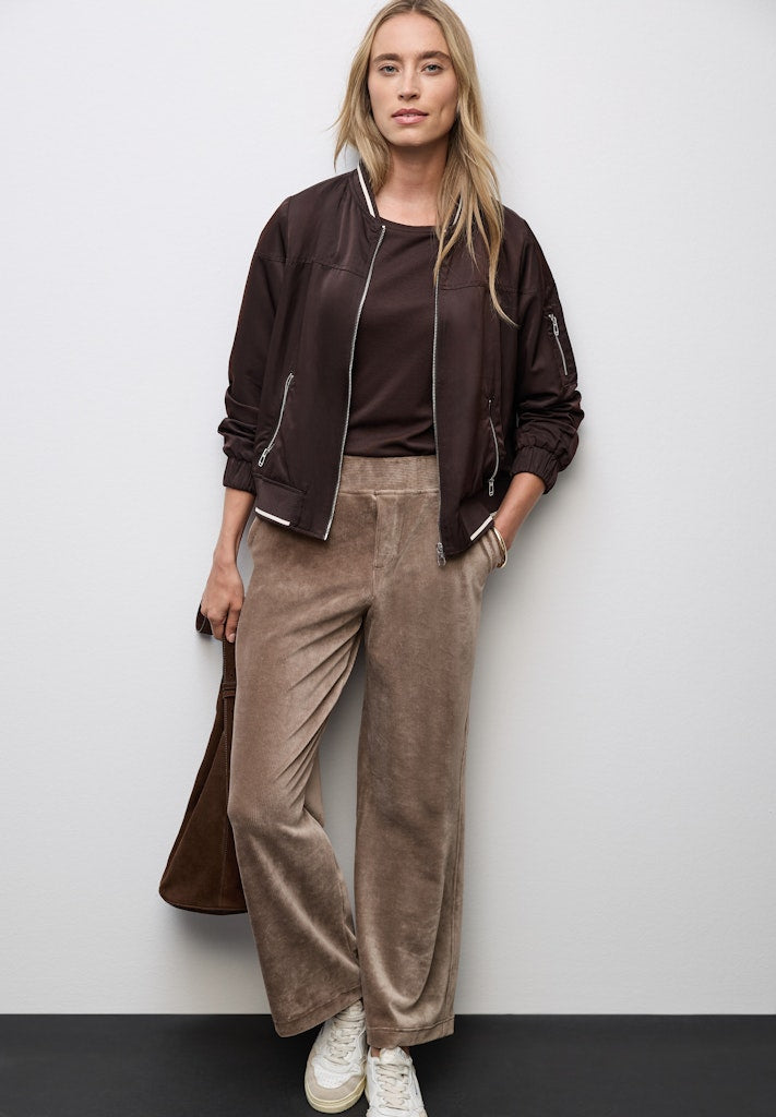 Street One Damen Hosen Silk Brow