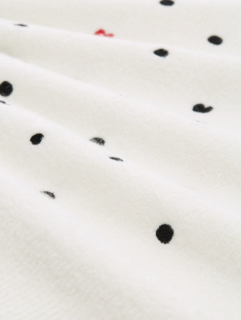 Tom Tailor denim Damen Pullover White Black Dot