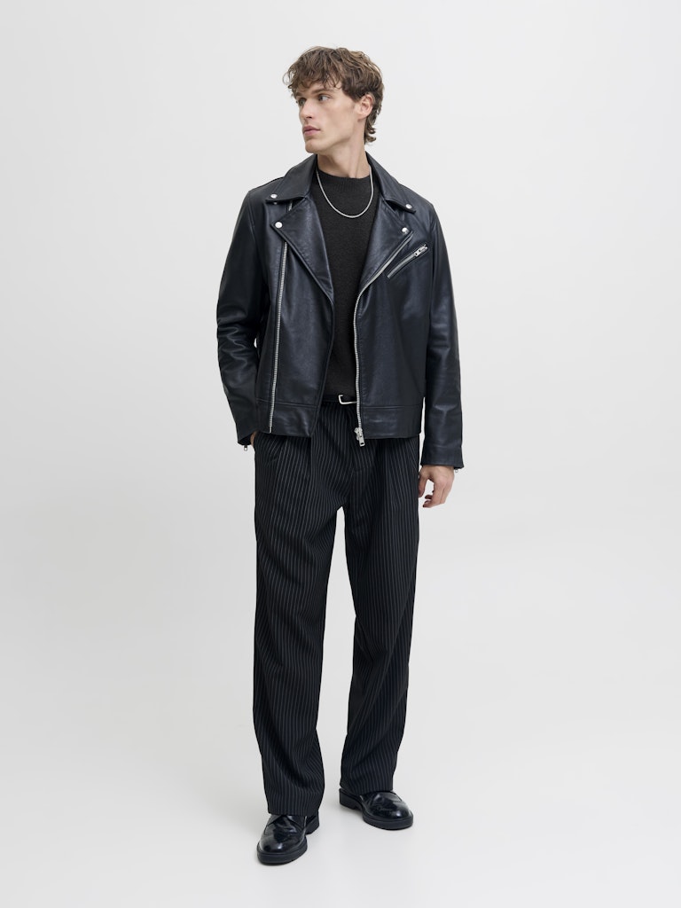 Jack & Jones Herren Polo-Shirts Black/Mock Neck