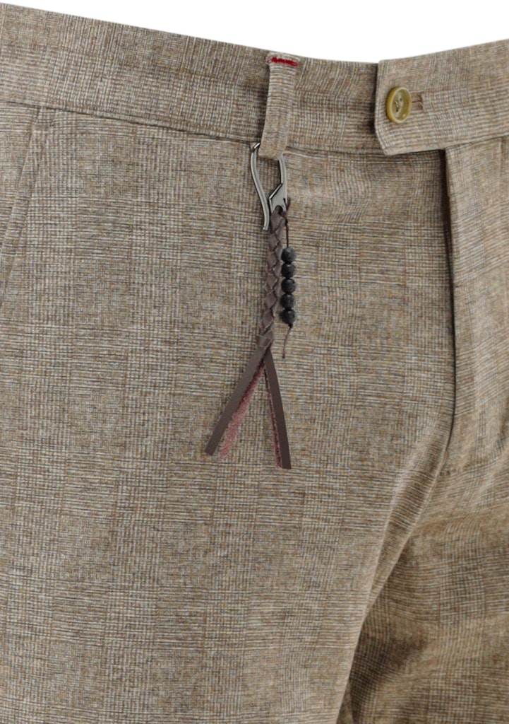 Carl Gross Herren Hosen Dunkelbeige