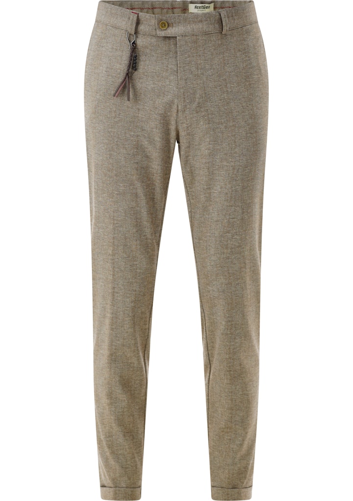 Carl Gross Herren Hosen Dunkelbeige