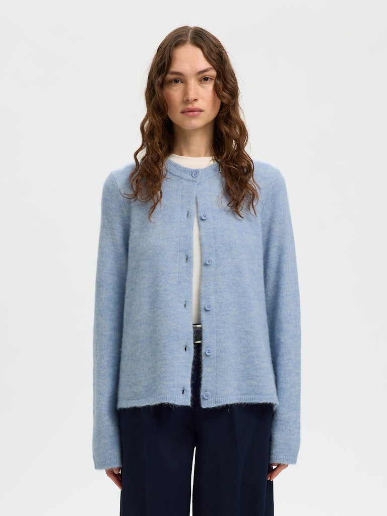 Selected Femme Damen Strickjacken Cashmere Blue/M