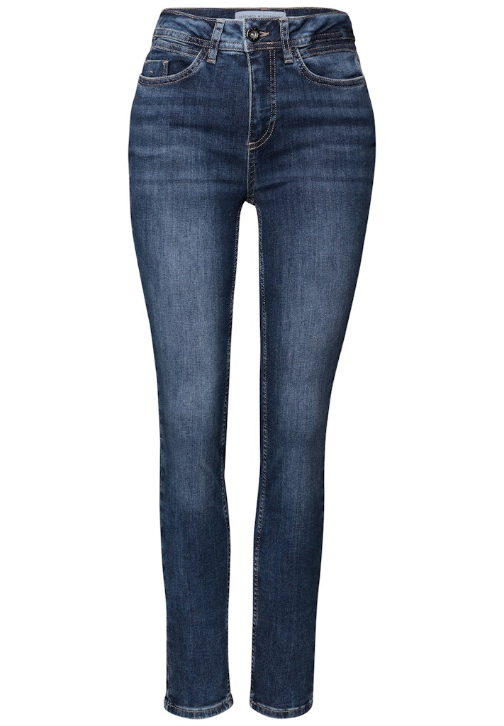 Street One Damen Hosen Dark Blue