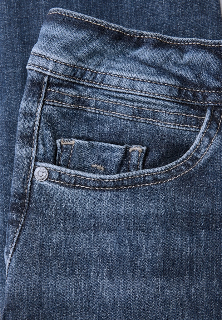 Street One Damen Hosen Dark Blue