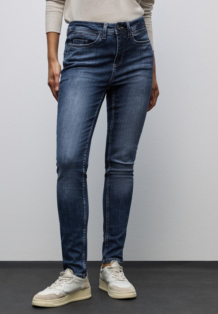 Street One Damen Hosen  Dark Blue