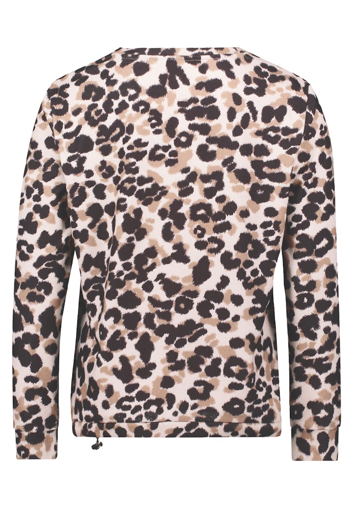 Betty & Co Damen Sweatshirts Beige/Black