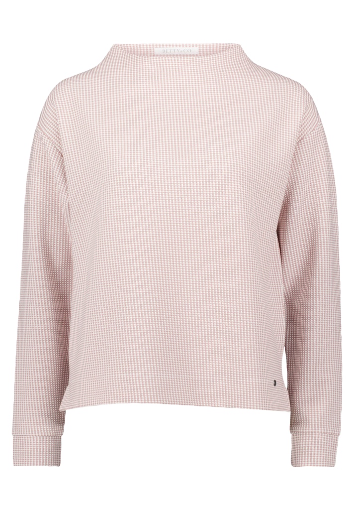 Betty & Co Damen Sweatshirts Rosé/Cream