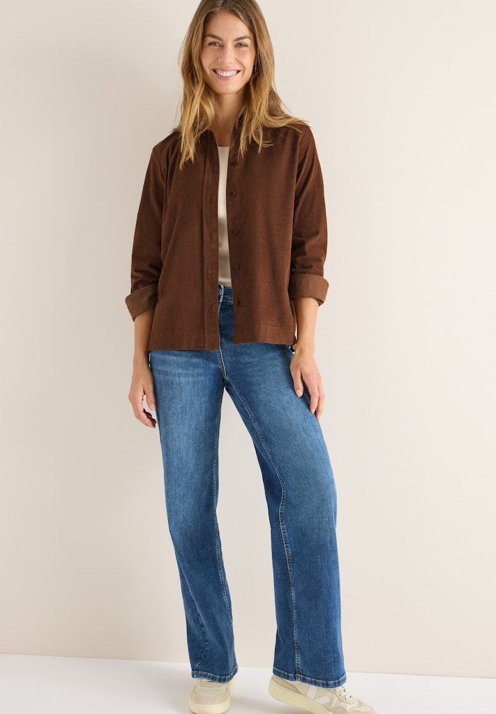 Cecil Damen Blusen Mocha Car