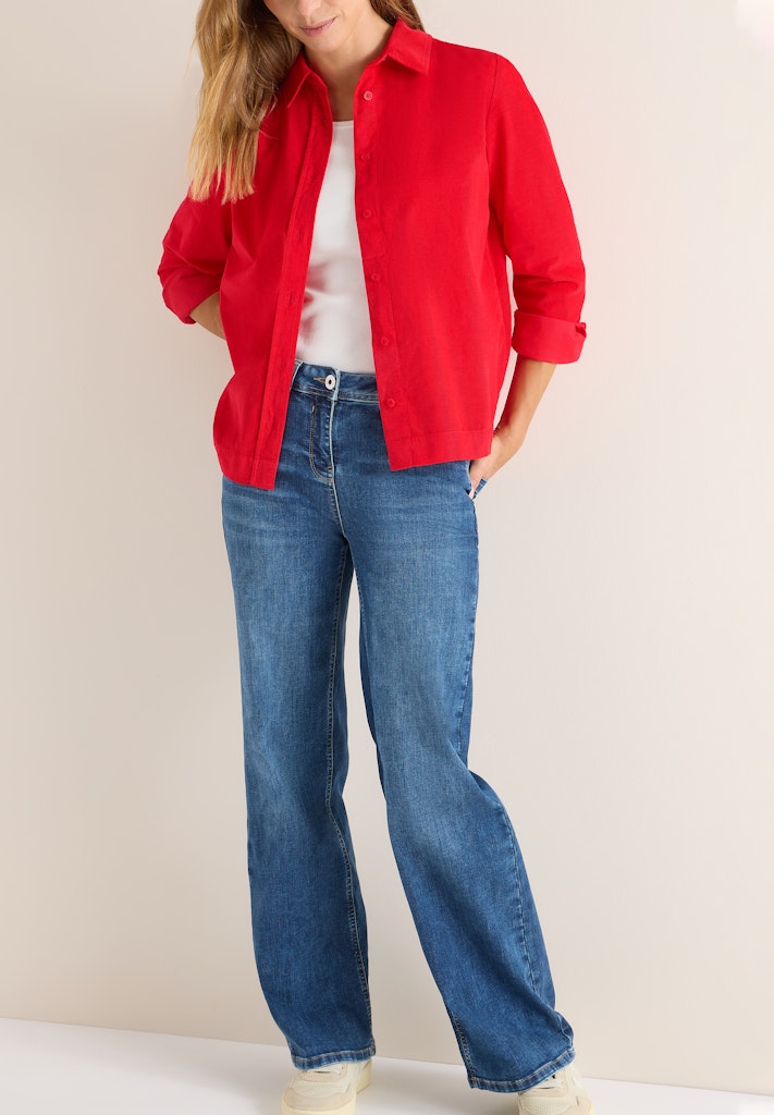 Cecil Damen Blusen Fiery Red