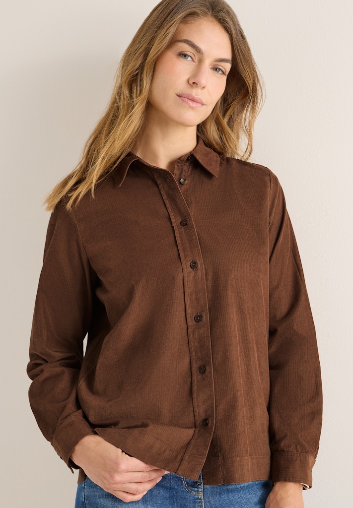 Cecil Damen Blusen Mocha Car