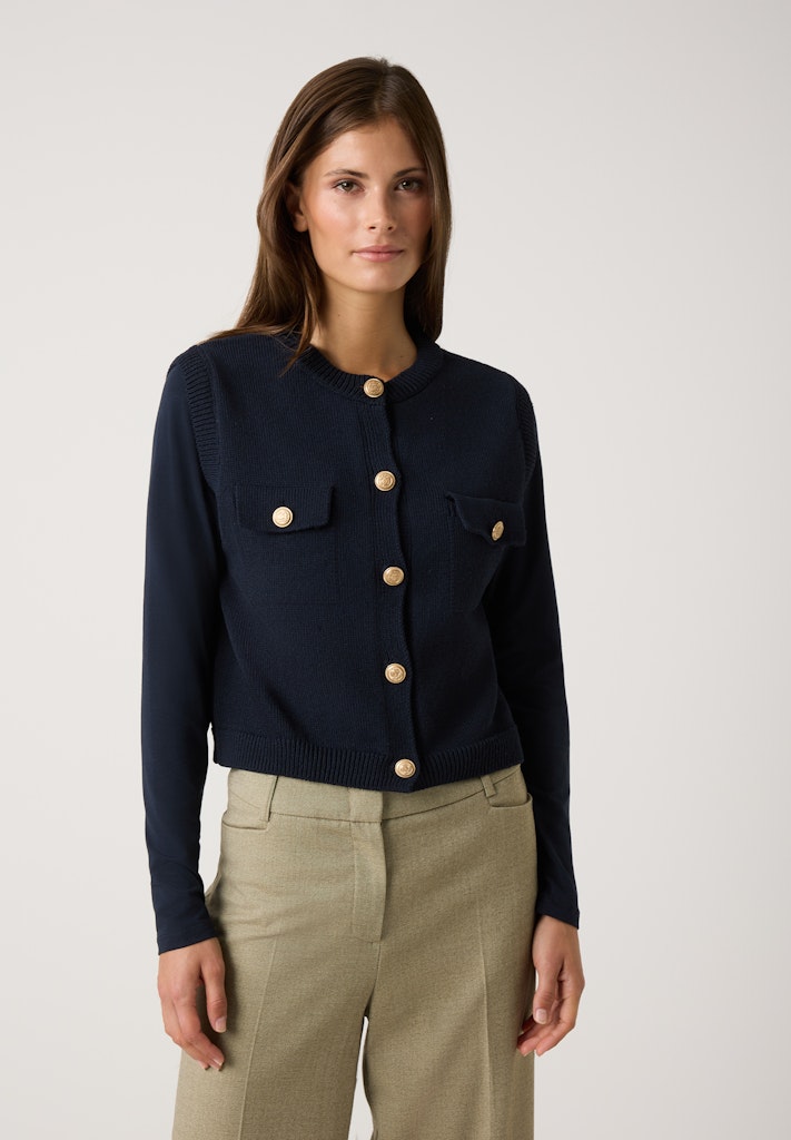 More & More Damen Strickjacken  Marine