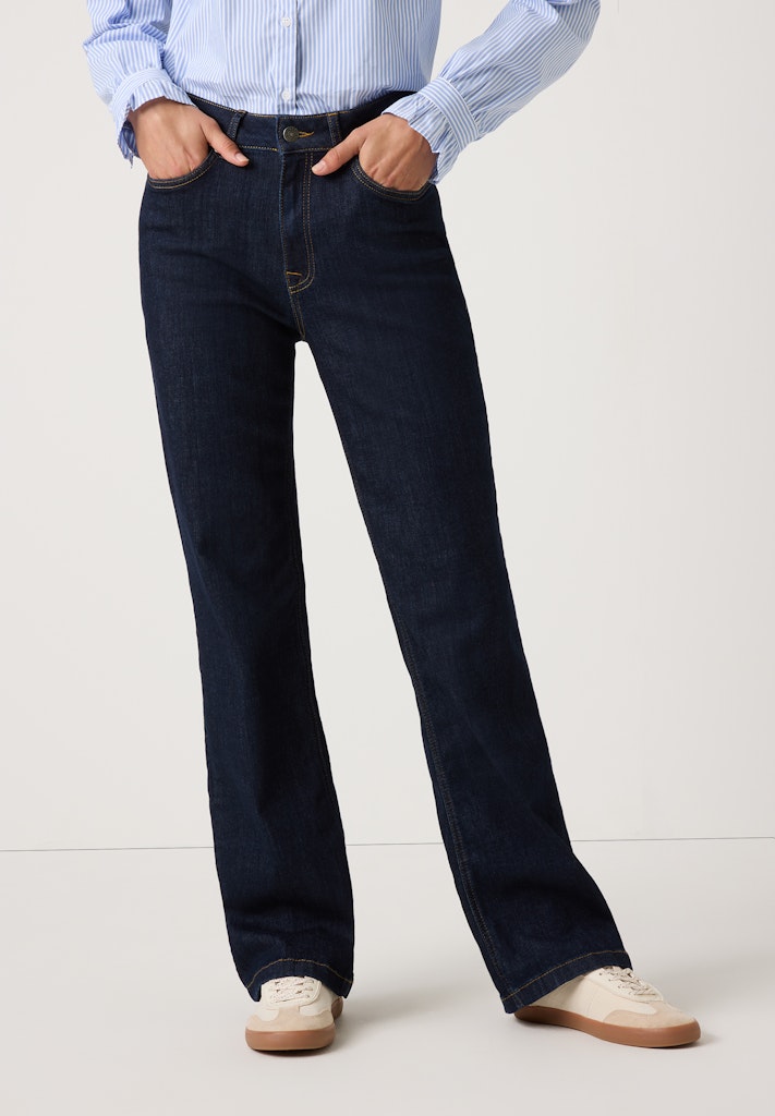 More & More Damen Jeans  Dark Blue