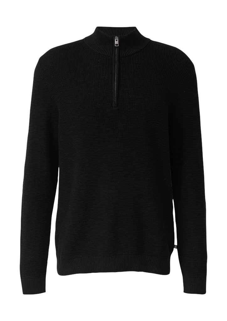 S. Oliver red Herren Pullover Grey/Black