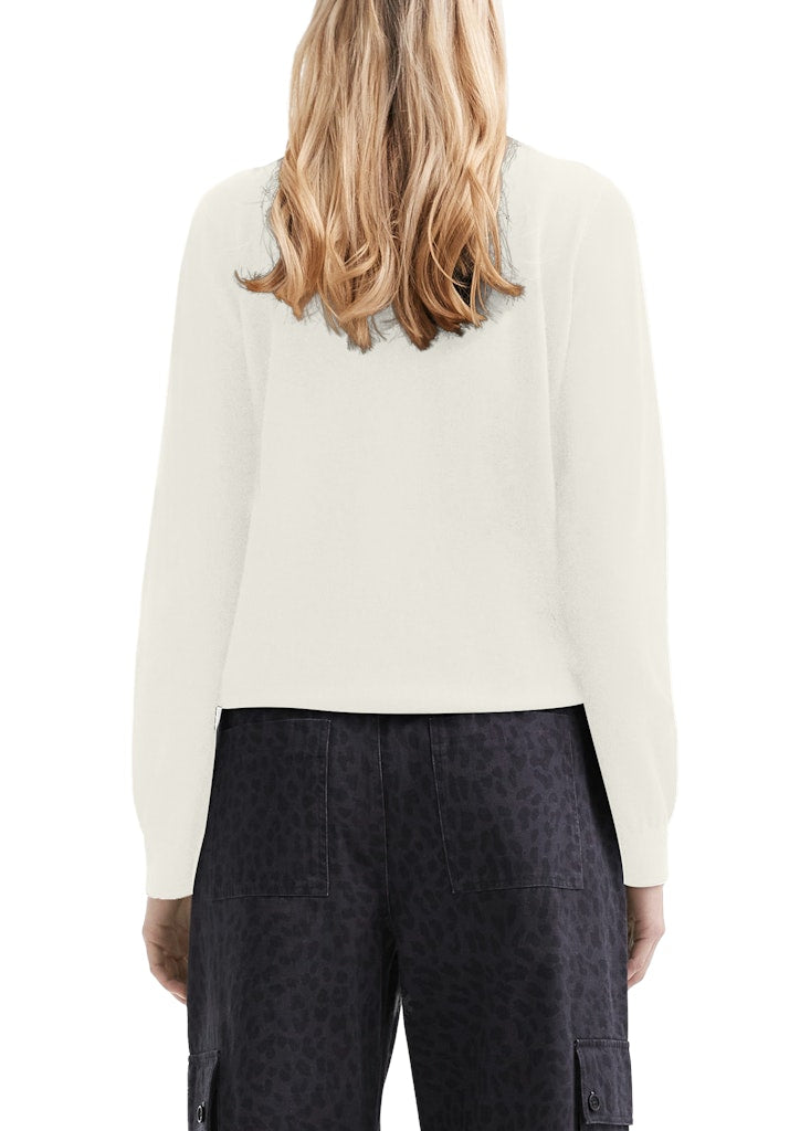 QS by S.Oliver Damen Pullover White