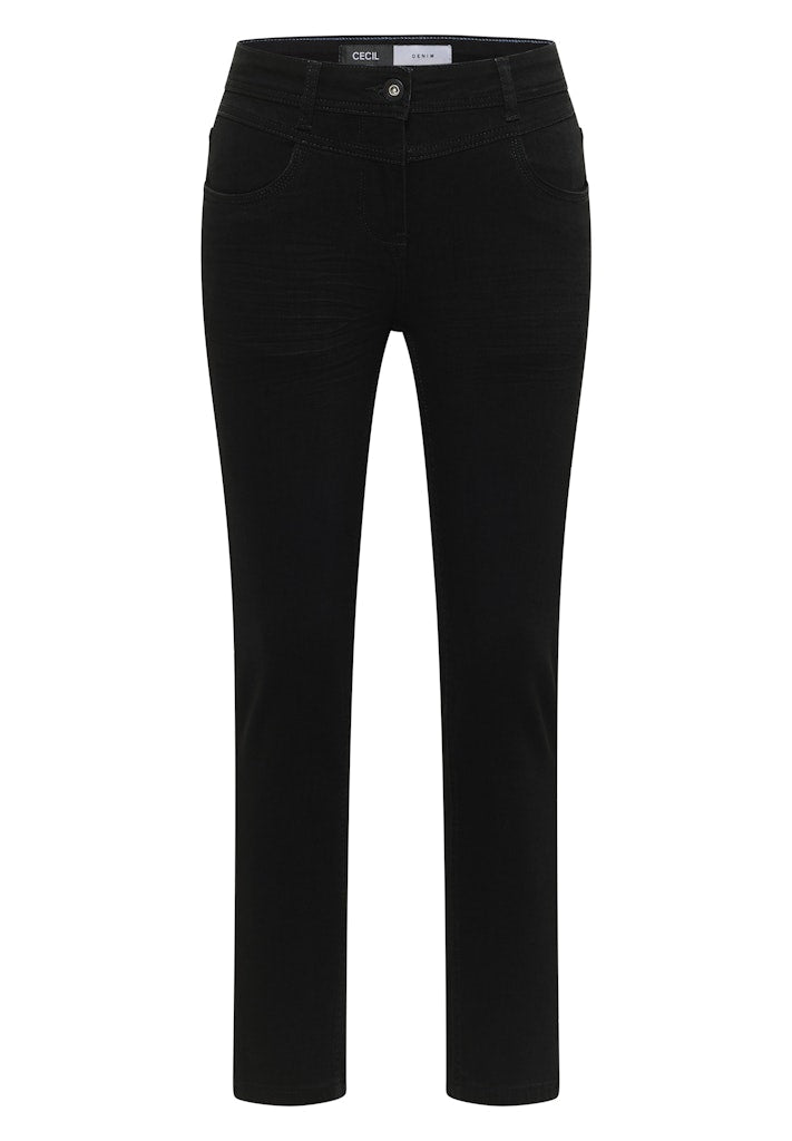 Cecil Damen Hosen Black
