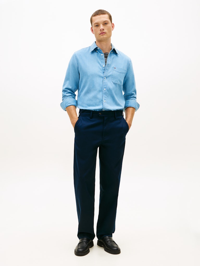 Tommy Hilfiger Herren Hemden A Denim