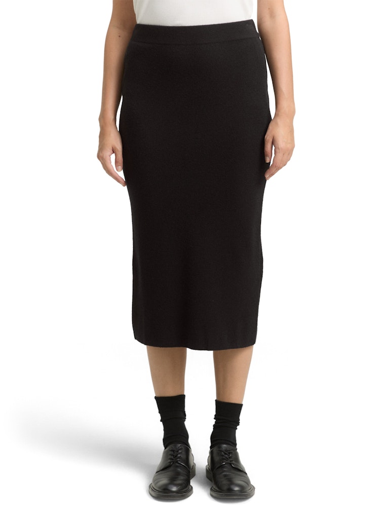 Tom Tailor Damen Rock Deep Black