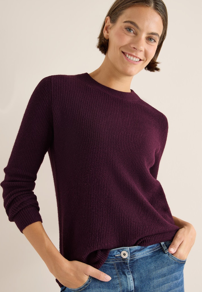 Cecil Damen Pullover  Eggplant