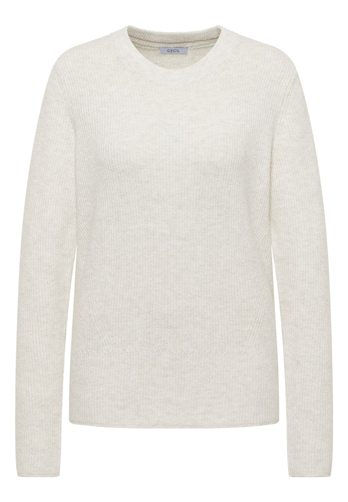 Cecil Damen Pullover Eggshell