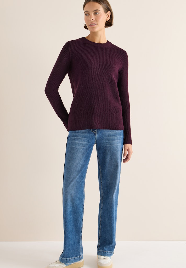 Cecil Damen Pullover  Eggplant