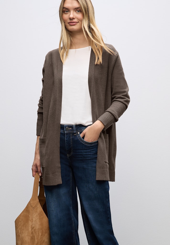 Street One Damen Strickjacken  Dark Noma
