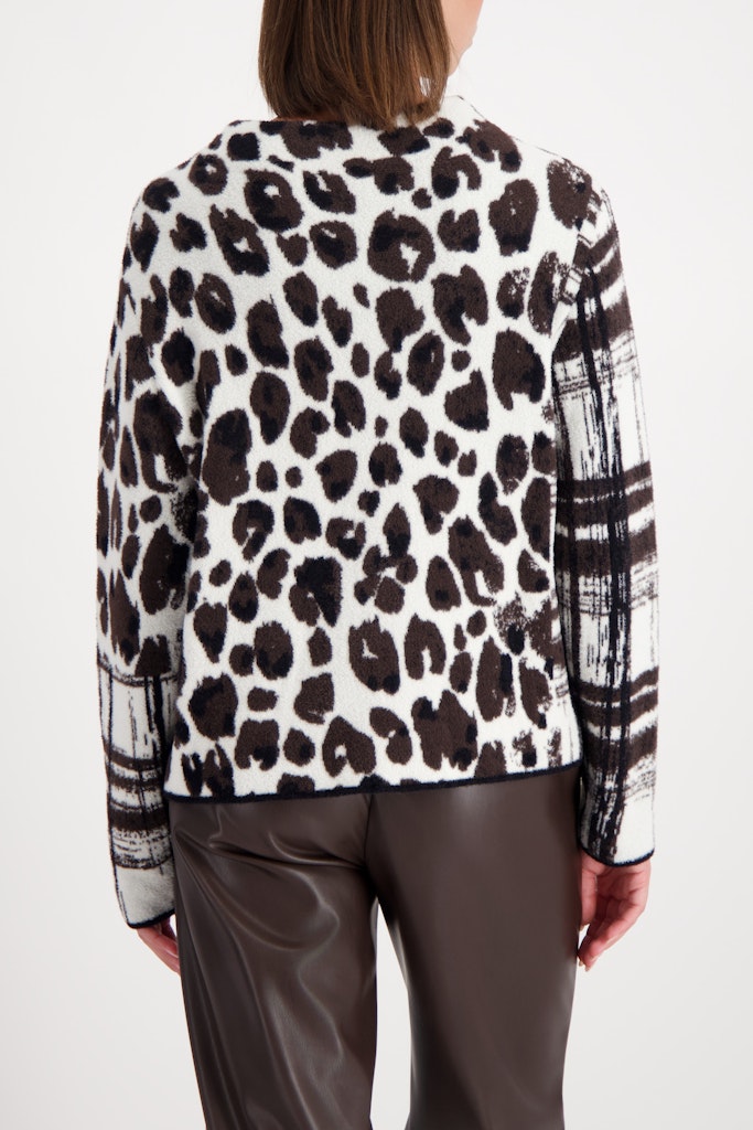 Monari Damen Pullover  Schwarz Gem