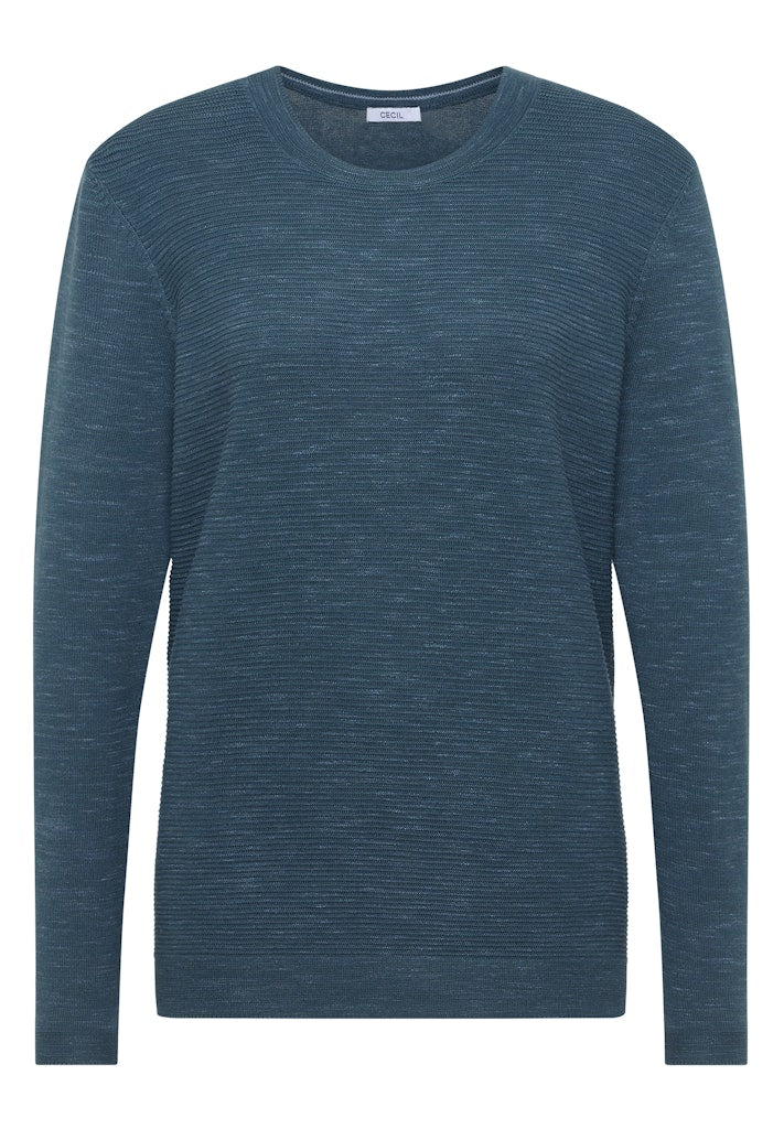 Cecil Damen Pullover  Teal Blue