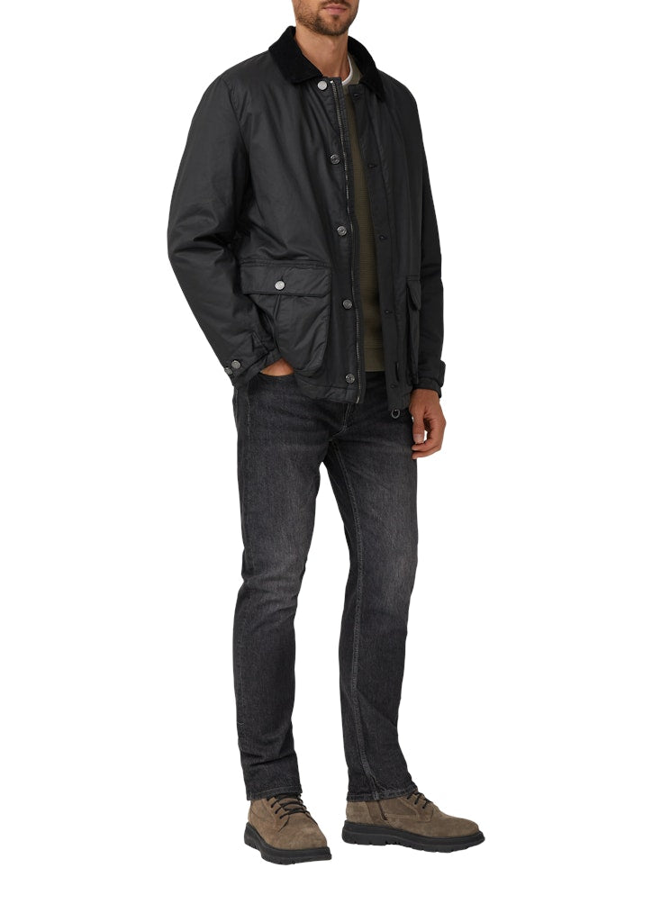 S. Oliver red Herren Jacken Grey/Black