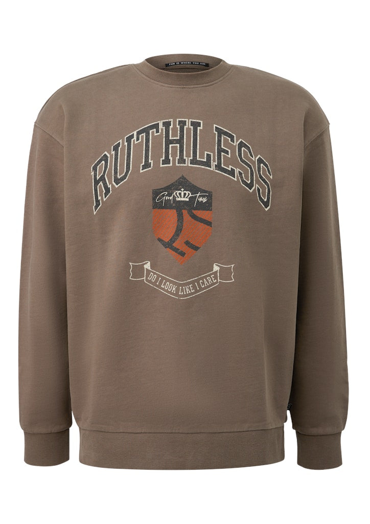QS by S.Oliver Herren Sweatshirts Brown