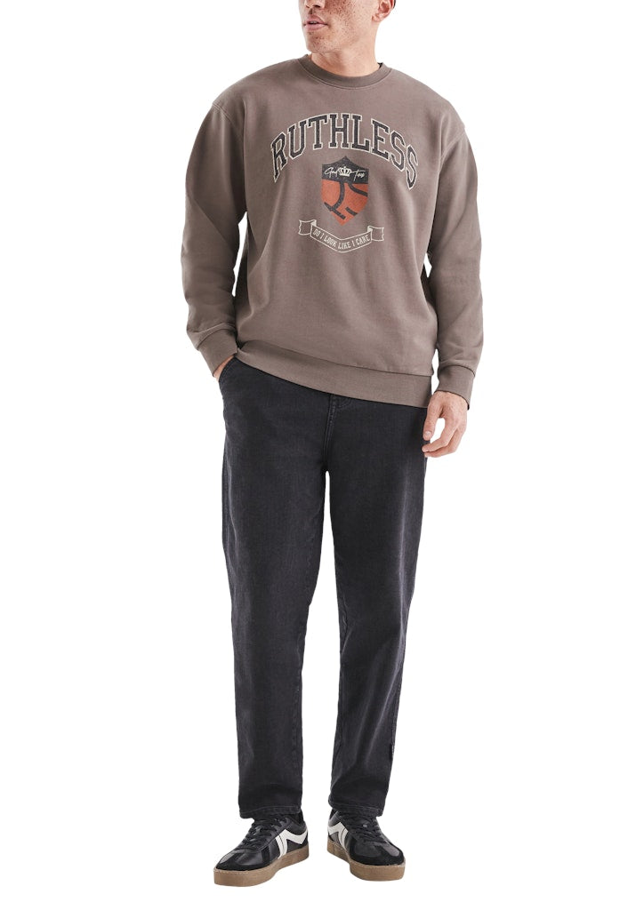QS by S.Oliver Herren Sweatshirts Brown