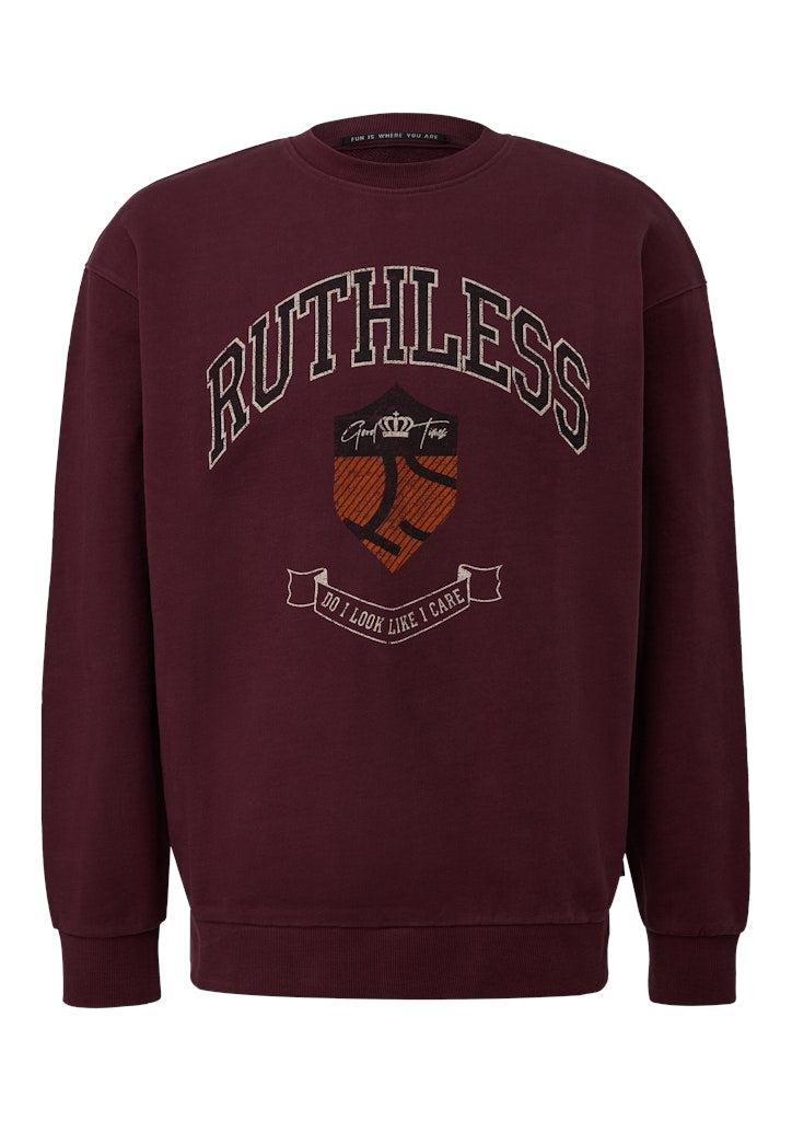 QS by S.Oliver Herren Sweatshirts Lilac/Pink