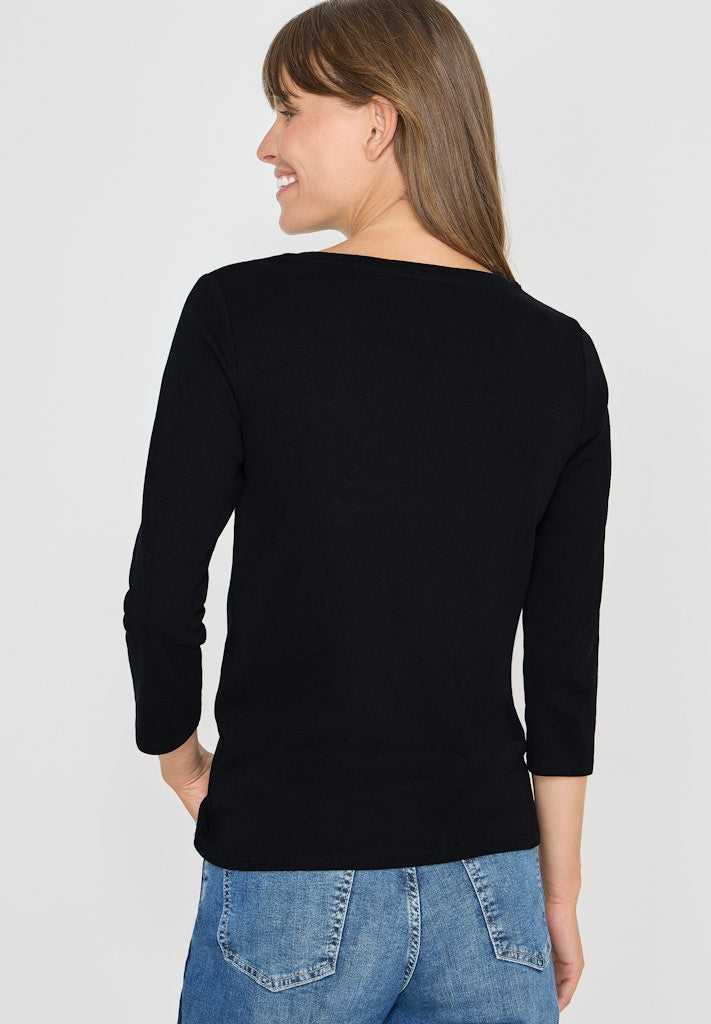 Cecil Damen T-Shirts Black