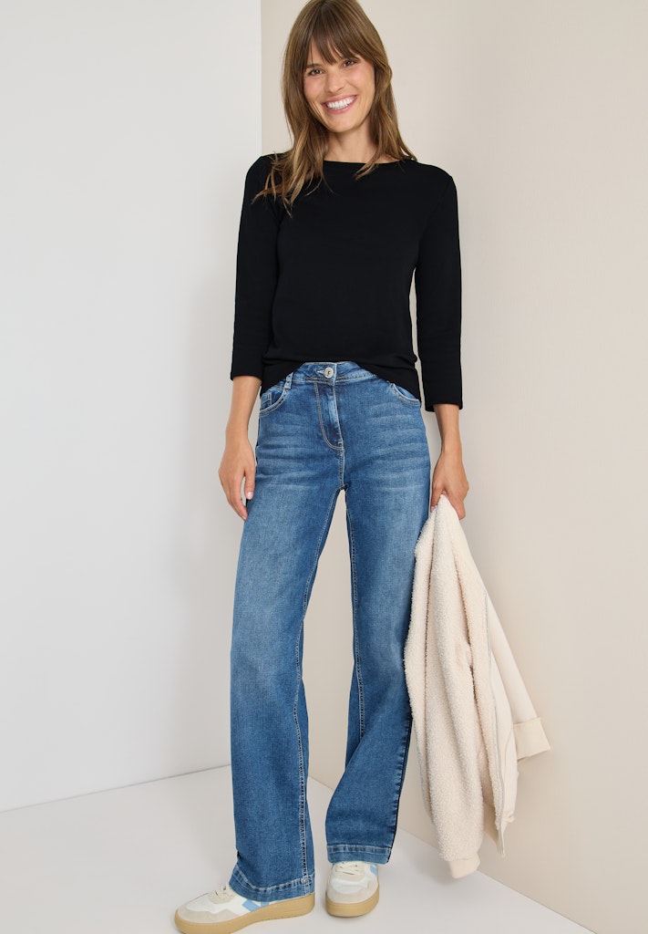 Cecil Damen T-Shirts Black