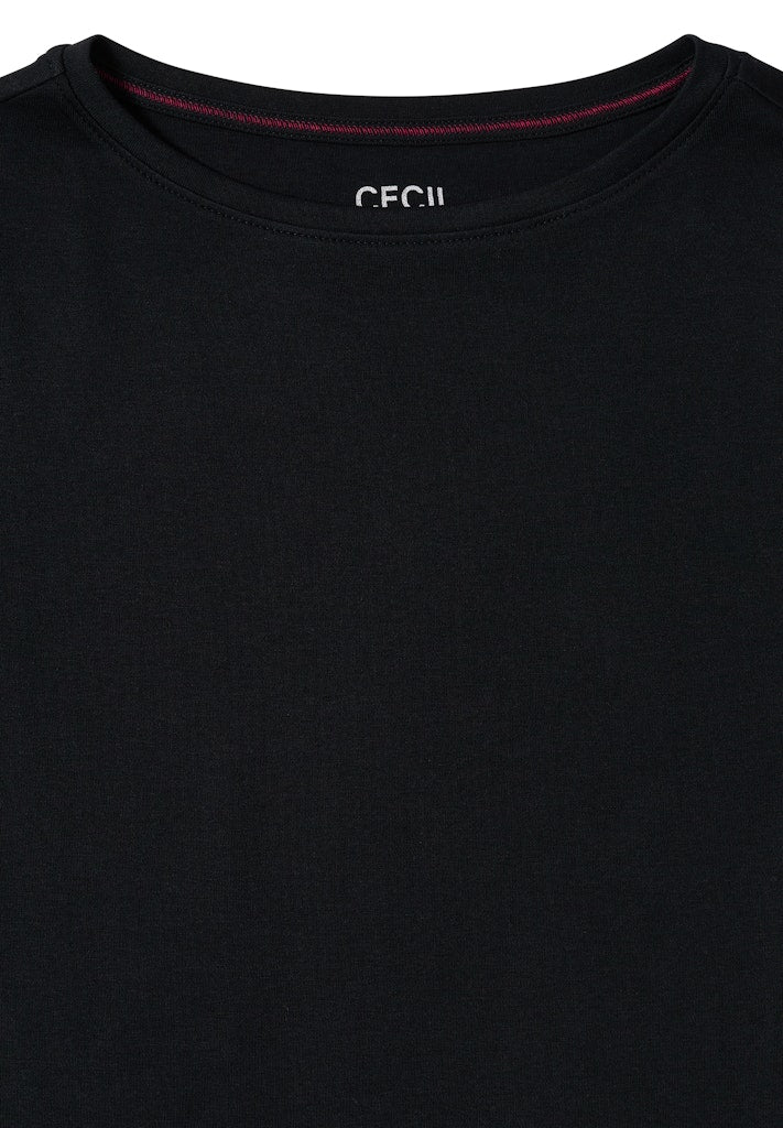 Cecil Damen T-Shirts Black