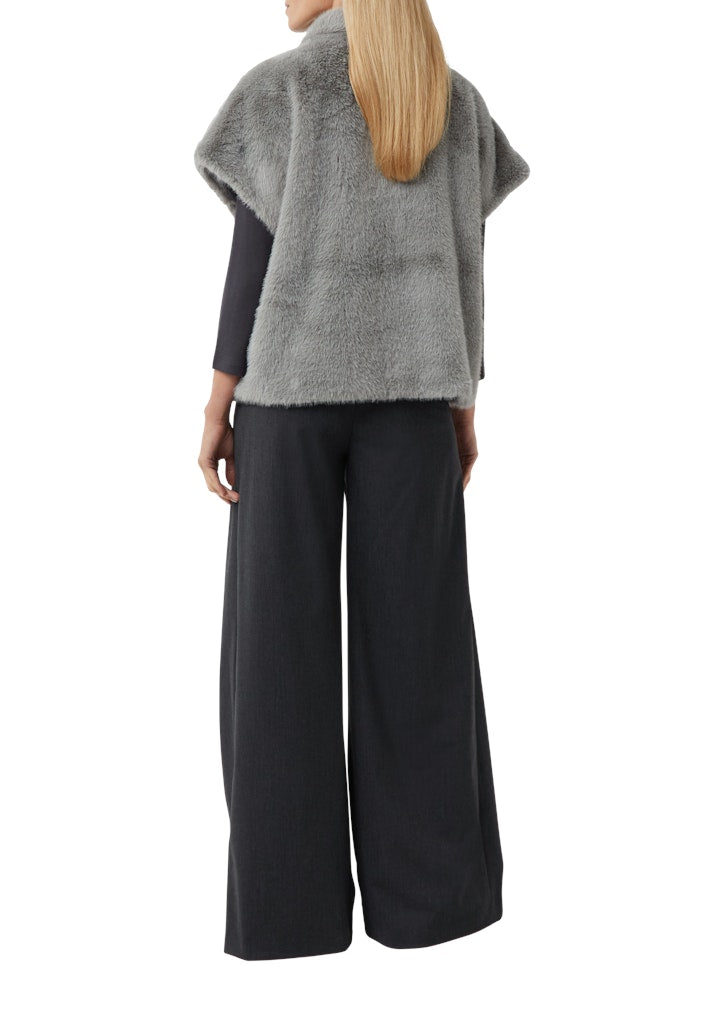 Comma Damen Outdoorwesten Grey/Black