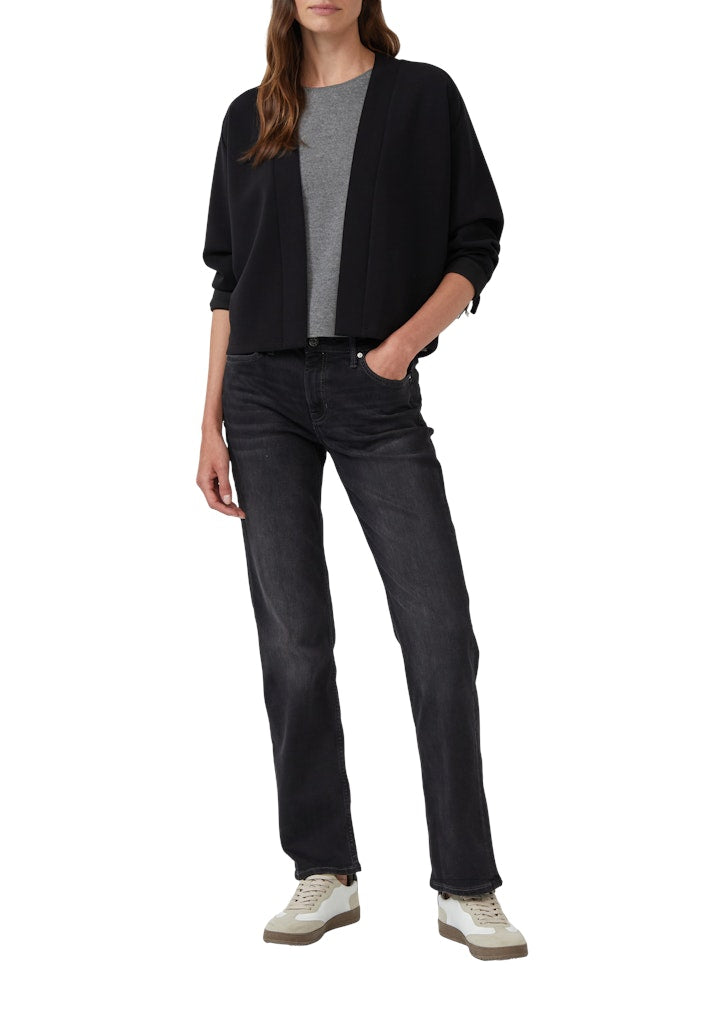 S. Oliver red Damen Sweatjacken Grey/Black